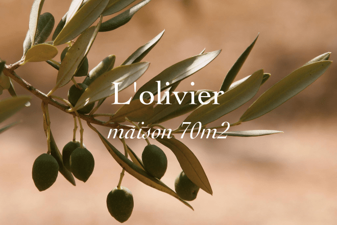 L'olivier, maison 70 mètres carrés
